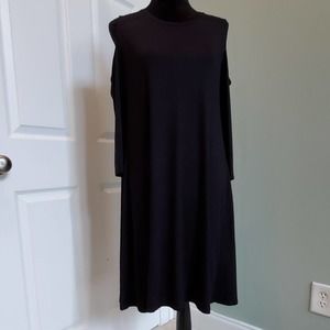 Style&Co. Cold Shoulder Scoop Neck Dress
